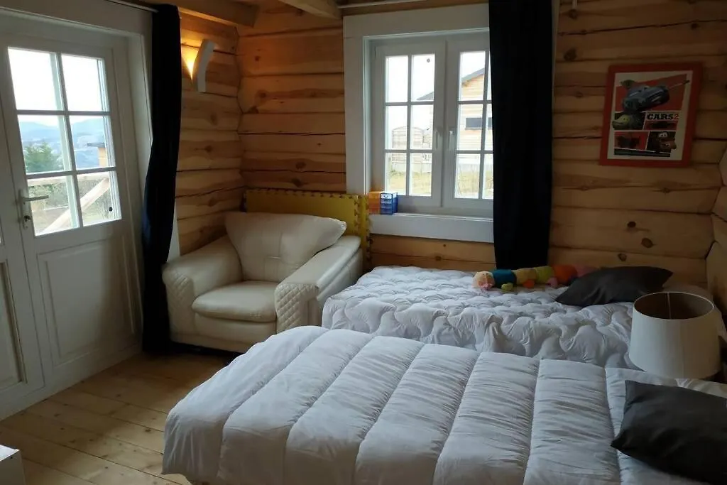فيلا La Bâtie-Neuveفي Chalet Norvegien