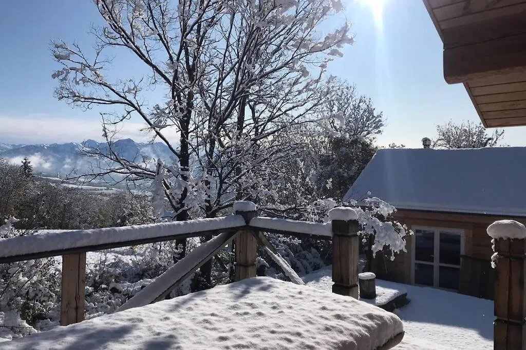 فيلا La Bâtie-Neuveفي Chalet Norvegien